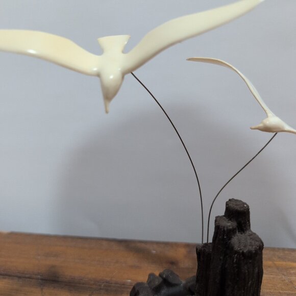 Vintage Mid Century Modern Seagull Art New Designs Inc Made In USA - Picture 4 of 6